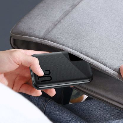 Joyroom 20W Fast Charging Power Bank 10000 mAh - преносима външна батерия с USB-C порт, и 2xUSB-A изхода (черен) 4