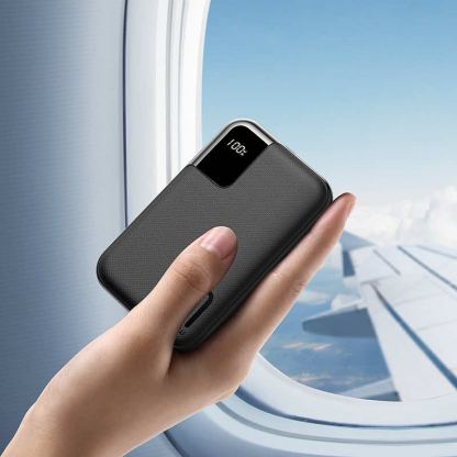 Joyroom 20W Fast Charging Power Bank 10000 mAh - преносима външна батерия с USB-C порт, и 2xUSB-A изхода (черен) 6