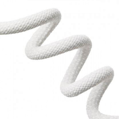 Baseus Dynamic Series USB-C to USB-C Fast Charging Cable 100W (CALD000302) - здрав кабел с въжена оплетка за бързо зареждане за устройства с USB-C порт (200 см) (бял) 4