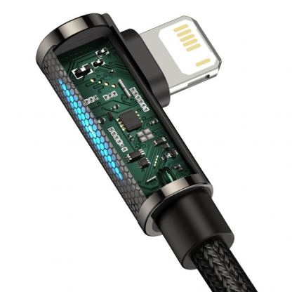 Baseus Legend Elbow Lightning to USB Cable 2.4A (CALCS-01) - USB към Lightning кабел за Apple устройства с Lightning порт (100 см) (черен) 11