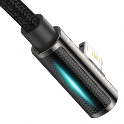 Baseus Legend Elbow Lightning to USB Cable 2.4A (CALCS-01) - USB към Lightning кабел за Apple устройства с Lightning порт (100 см) (черен) 16