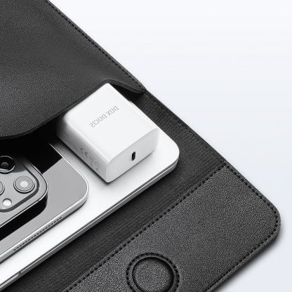 Dux Ducis Power Delivery USB-C PD Wall Charger 20W - захранване за ел. мрежа с USB-C изход с технология за бързо зареждане и USB-C към Lightning кабел (бял) 13
