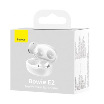 Baseus Bowie E2 TWS In-Ear Bluetooth Earbuds - водонепромукаеми безжични слушалки със зареждащ кейс (бял) 5