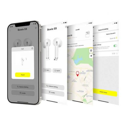 Baseus Bowie E8 TWS In-Ear Bluetooth Earbuds (NGE8-01) - водонепромукаеми безжични слушалки със зареждащ кейс (черен) 12