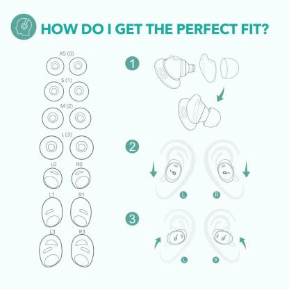 Anker Soundcore Liberty 3 Pro TWS Noise-Cancelling Earbuds - безжични блутут слушалки с кейс за мобилни устройства (черен) 7