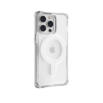 Urban Armor Gear Plyo Case With MagSafe - удароустойчив хибриден кейс с MagSafe за iPhone 13 Pro (прозрачен) 3