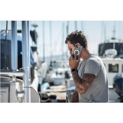 Urban Armor Gear Plyo Case With MagSafe - удароустойчив хибриден кейс с MagSafe за iPhone 13 Pro (прозрачен) 6