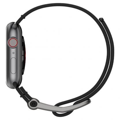 Spigen DuraPro Flex Nylon Band - текстилна каишка за Apple Watch 42мм, 44мм, 45мм (черен) 4