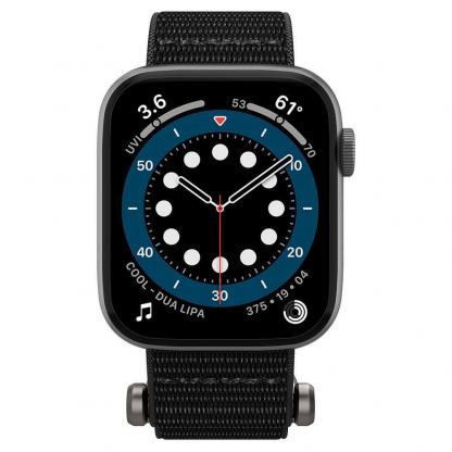 Spigen DuraPro Flex Nylon Band - текстилна каишка за Apple Watch 42мм, 44мм, 45мм (черен) 5