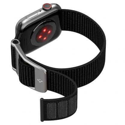 Spigen DuraPro Flex Nylon Band - текстилна каишка за Apple Watch 42мм, 44мм, 45мм (черен) 7