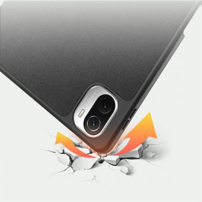 DUX DUCIS Domo Tablet Case - полиуретанов кейс с поставка и отделение за Xiaomi Mi Pad 5 Pro, Mi Pad 5 (черен) 10