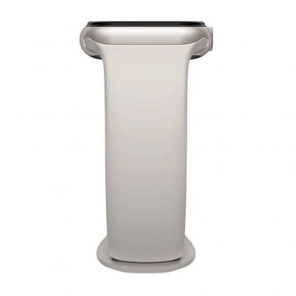 Spigen ProFlex EZ Fit Hybrid Glass Protector - хибридно защитно покритие с извити ръбове за целия дисплей на Apple Watch 7 41мм (2 броя) (черен-прозрачен) 10