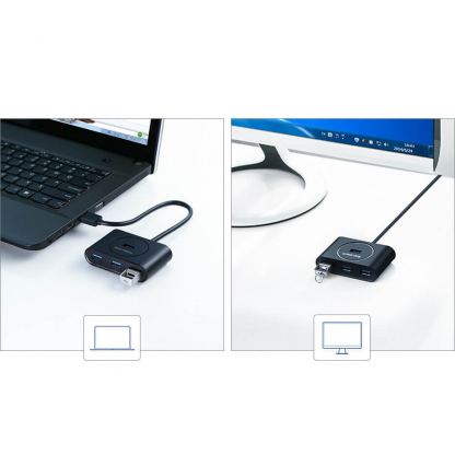 Ugreen USB-A 3.0 Hub 4-port - 4-портов USB 3.0 хъб за компютри и лаптопи с USB-A (100 см) (бял) 12