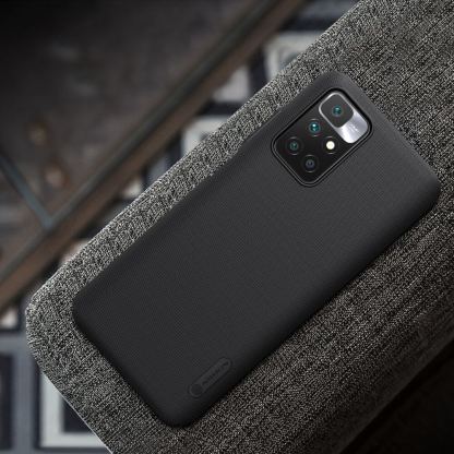 Nillkin Super Frosted Shield Case - поликарбонатов кейс за Xiaomi Redmi 10 (черен) 8