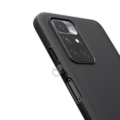 Nillkin Super Frosted Shield Case - поликарбонатов кейс за Xiaomi Redmi 10 (черен) 15