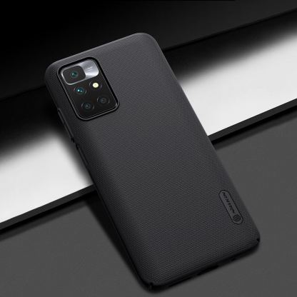 Nillkin Super Frosted Shield Case - поликарбонатов кейс за Xiaomi Redmi 10 (черен) 17