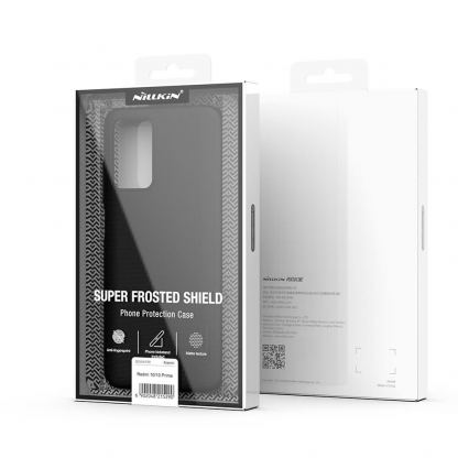 Nillkin Super Frosted Shield Case - поликарбонатов кейс за Xiaomi Redmi 10 (черен) 18