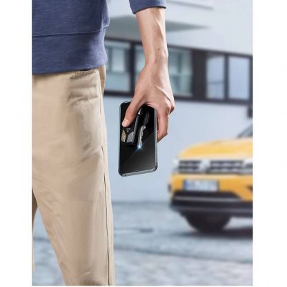 Ugreen Tough Case Friendly 2.5D Tempered Glass 2 Pack - 2 броя калени стъклени защитни покрития за дисплея на iPhone 12 Pro Max (прозрачен) 4