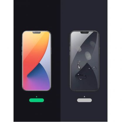 Ugreen Tough Case Friendly 2.5D Tempered Glass 2 Pack - 2 броя калени стъклени защитни покрития за дисплея на iPhone 12 Pro Max (прозрачен) 5