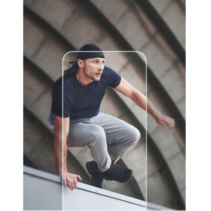 Ugreen Tough Case Friendly 2.5D Tempered Glass 2 Pack - 2 броя калени стъклени защитни покрития за дисплея на iPhone 12, iPhone 12 Pro (прозрачен) 6