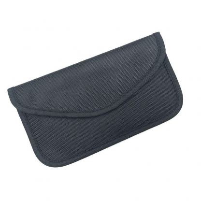 Horizontal Faraday Signal Blocking RFID Car Keys Pouch - хоризонтален джоб (фарадеев кафез) за блокиране на сигнали и RFID защита (черен) 8