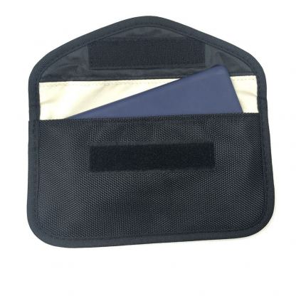 Horizontal Faraday Signal Blocking RFID Car Keys Pouch - хоризонтален джоб (фарадеев кафез) за блокиране на сигнали и RFID защита (черен) 9