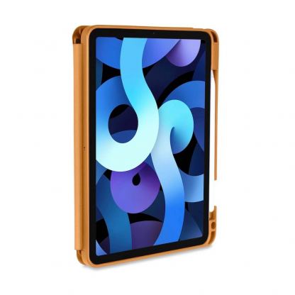 Torrii Torrio Plus Case - кожен кейс и поставка с отделение за Apple Pencil за Apple Pencil за iPad Air 4 (2020), iPad Pro 11 M1 (2021), iPad Pro 11 (2020), iPad Pro 11 (2018) (кафяв) 4
