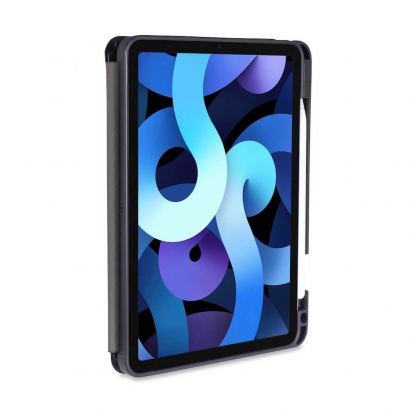 Torrii Torrio Plus Case - кожен кейс и поставка с отделение за Apple Pencil за Apple Pencil за iPad Air 4 (2020), iPad Pro 11 M1 (2021), iPad Pro 11 (2020), iPad Pro 11 (2018) (черен) 4