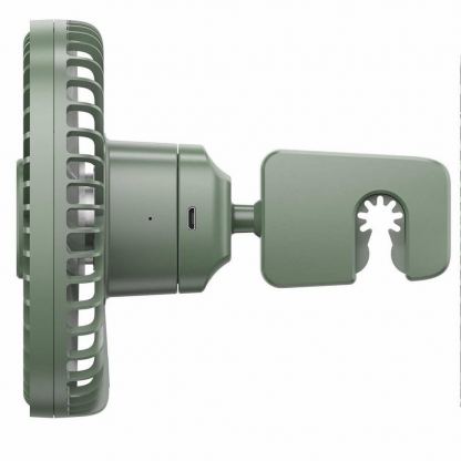 Baseus Natural Wind Magnetic Rear Seat Fan (CXZR-06) - USB вентилатор, прикрепящ се към седалката на кола (зелен) 5