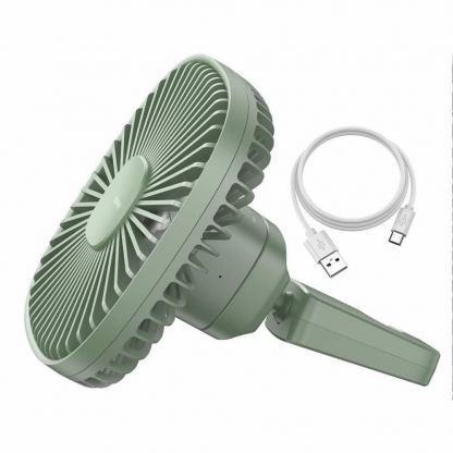 Baseus Natural Wind Magnetic Rear Seat Fan (CXZR-06) - USB вентилатор, прикрепящ се към седалката на кола (зелен) 8