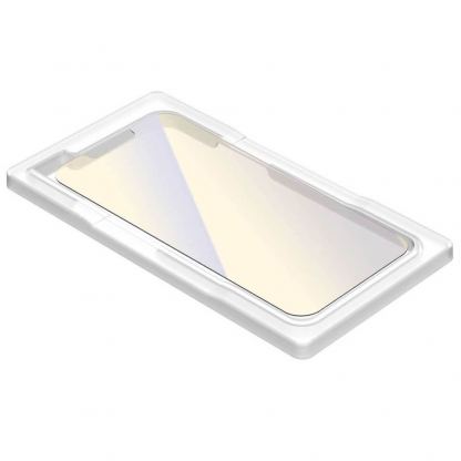 Torrii BodyGlass 2.5D Anti Blue Light & Anti-Bacterial Glass - калено стъклено защитно покритие с антибактериално покритие за iPhone 13 Pro Max (прозрачен) 4