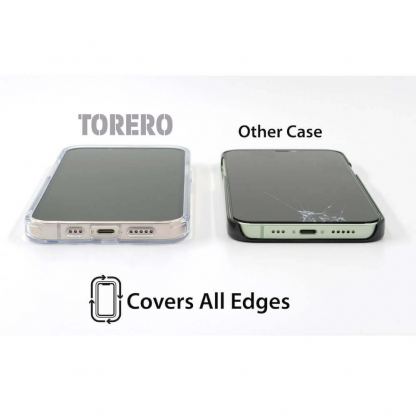 Torrii Torero MagSafe Case - хибриден удароустойчив кейс с MagSafe за iPhone 13 Pro Max (прозрачен) 9