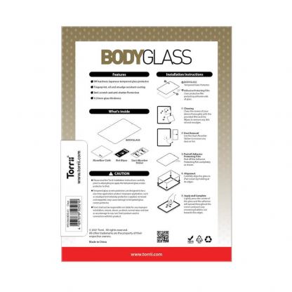 Torrii BodyGlass Clear Tempered Glass Screen Protector - калено стъклено защитно покритие за дисплея на iPad mini 6 (2021) (прозрачен) 3