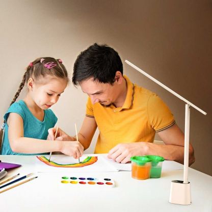 Baseus Smart Folding Reading Desk LED Lamp (DGZG-02) - настолна LED лампа (бял) 8