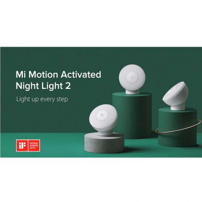 Xiaomi Mi Motion-Activated Night Light 2 Bluetooth - нощна смарт LED лампа с Bluetooth и датчик за движение (бял) 7
