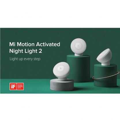 Xiaomi Mi Motion-Activated Night Light 2 - нощна LED лампа с датчик за движение (бял) 6