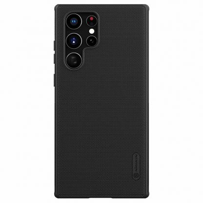Nillkin Super Frosted Shield Case - удароустойчив хибриден кейс за Samsung Galaxy S22 Ultra (черен) 3