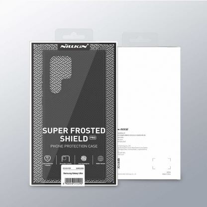 Nillkin Super Frosted Shield Case - удароустойчив хибриден кейс за Samsung Galaxy S22 Ultra (черен) 6