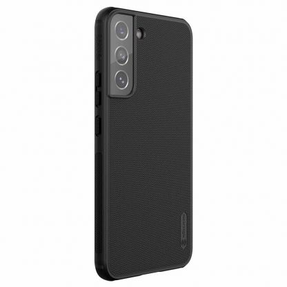 Nillkin Super Frosted Shield Case - удароустойчив хибриден кейс за Samsung Galaxy S22 (черен) 3