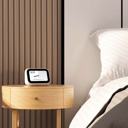 Xiaomi Mi Smart Clock Google Assistant - смарт часовник с вграден Google Assistant за iOS и Android (бял) 2
