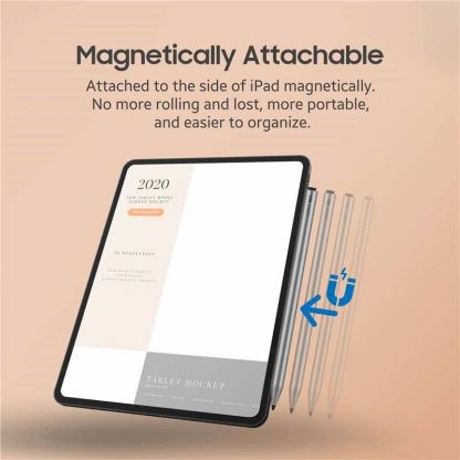 Adonit Neo Stylus -  алуминиева професионална писалка за iPad (модели след 2018 година) (тъмносив) 7