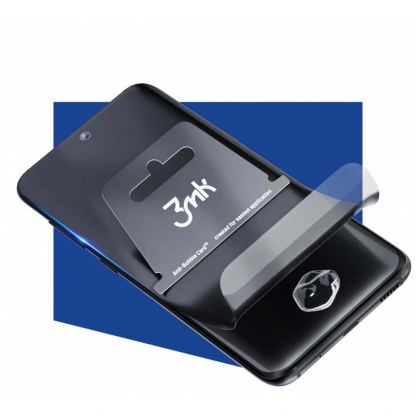 3MK ARC Plus Screen Protector - самовъзстановяващо се защитно покритие с извити ръбове за дисплея на Samsung Galaxy S22 Ultra (прозрачен)  3