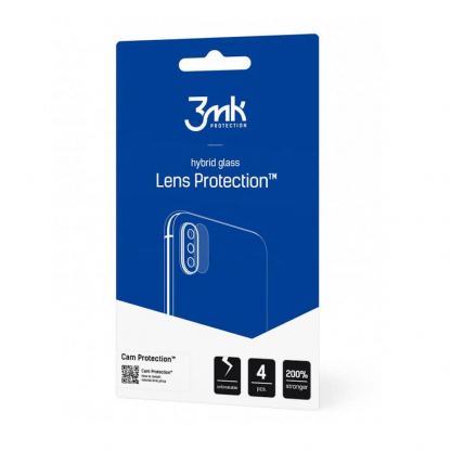 3MK Lens Protection Hybrid Glass Set - предпазни стъклени защитни покрития за камерата на Samsung Galaxy S22 Ultra (4 комплекта) 2