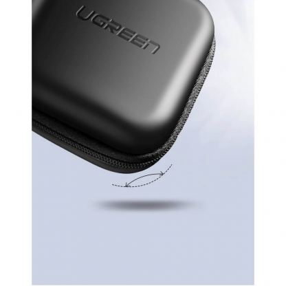 Ugreen Headphones Cover Case - удароусточив кейс за Apple AirPods и други слушалки (черен) 4