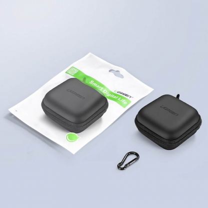 Ugreen Headphones Cover Case - удароусточив кейс за Apple AirPods и други слушалки (черен) 9