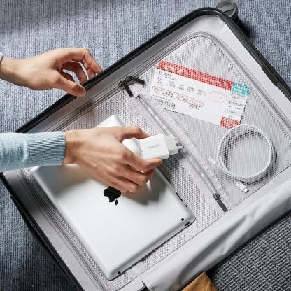 Ugreen Wall Charger USB-C 20W PD - захранване за ел. мрежа 20W с USB-C изход и технология за бързо зареждане (бял) 7