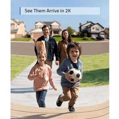 Anker Eufy Security Wireless Video Doorbell, 2K HD, With Homebase - комплект безжичен видеозвънец и HomeBase (черен) 2