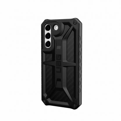 Urban Armor Gear Monarch Case - удароустойчив хибриден кейс за Samsung Galaxy S22 (черен-карбон) 8