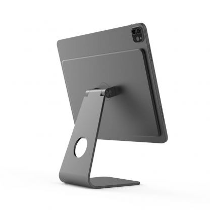 Stoyobe Smart Magnetic Aluminum Desktop Stand - магнитна алуминиева поставка за iPad Pro 11 M1 (2021), iPad Pro 11 (2020), iPad Pro 11 (2018), iPad Air 4 (2020) (сив) 6