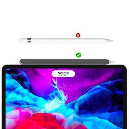 Stoyobe Silicone Pencil Sleeve Set - комплект силиконов калъф за Apple Pencil 2 (бял-черен) (2 броя) 2